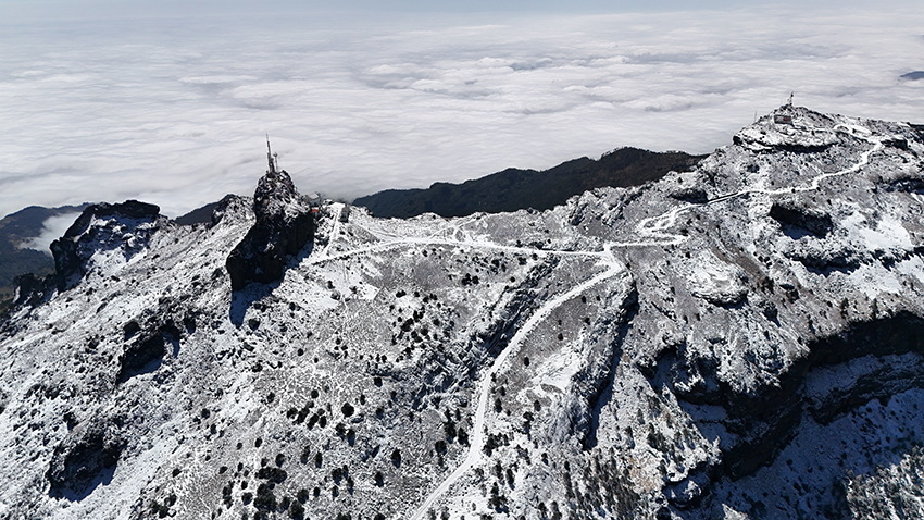Nieve en Cofre de Perote atrae visitantes Nieve en Cofre de Perote atrae visitantes