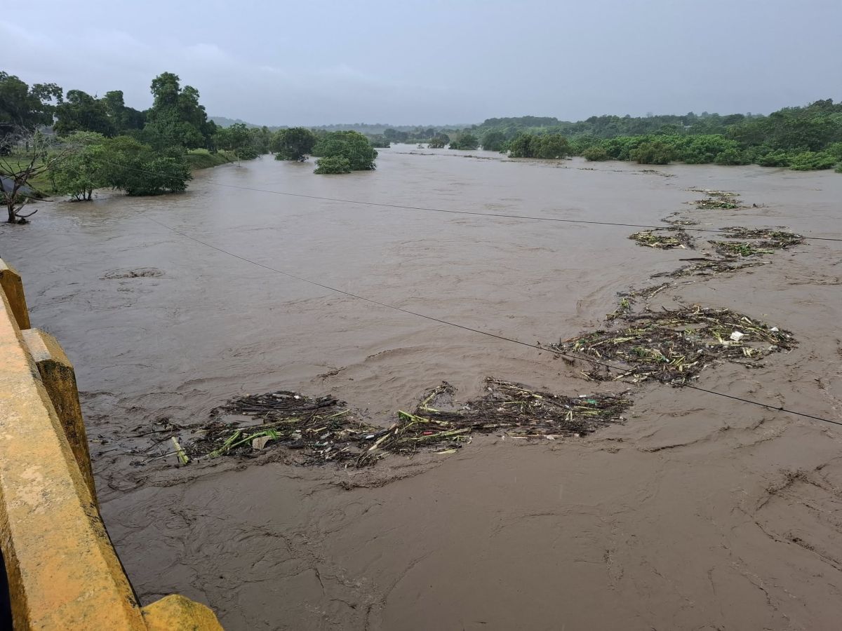 Nivel del río Cazones, sin riesgo Nivel del río Cazones, sin riesgo
